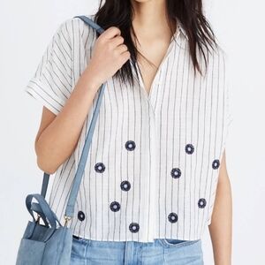 Madewell Embroidered Hilltop Shirt